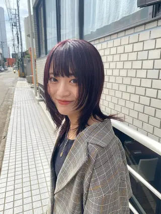 ミディアム uta ウタのヘアスタイル
