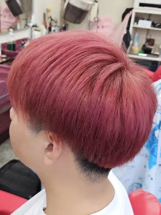 ミディアム 河合 勇喜のヘアスタイル