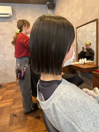 ショート カラー 廣瀬双葉 ボブ/ミディアムのヘアスタイル