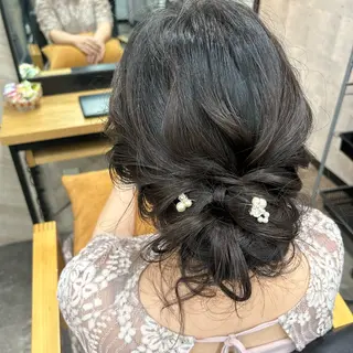 ロング ヘアアレンジ SHANTi 飯塚 ヘアセット/髪質改善のヘアスタイル