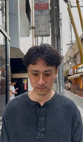 ショート メンズ 大阪茶屋町 メンズカット関田拳のヘアスタイル