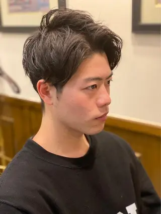 メンズ プレミアムバーバー 草野のヘアスタイル