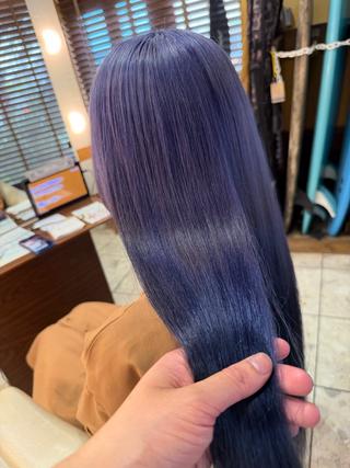 ロング カラー 鎌田 一徳のヘアスタイル
