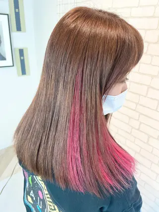 セミロング カラー AMITYメンズ特化 ASUMIのヘアスタイル