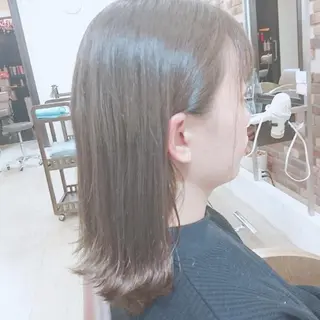 ミディアム ツヤ髪ケアカラー✨ 中谷良成のヘアスタイル