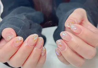 ネイル Aura  Nail 長さだし/パラジェルのネイルデザイン