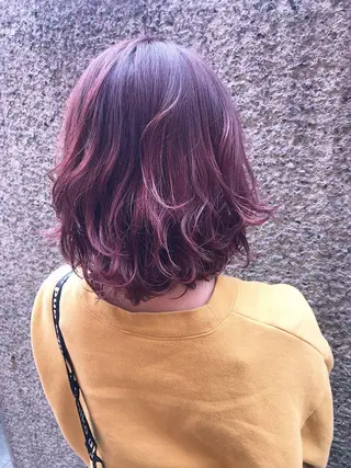 ショート カラー パーマ ヘアアレンジ メンズ ちこ .のヘアスタイル