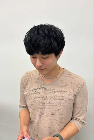 カラー メンズ 大西 凪海のヘアスタイル
