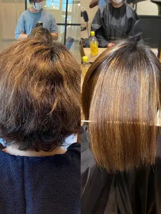 ミディアム 伊藤 光成のヘアスタイル