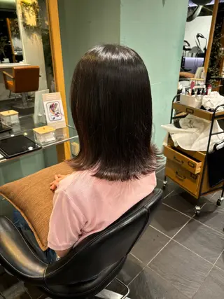 セミロング オーガニックカラー/ 表参道/ルカのヘアスタイル