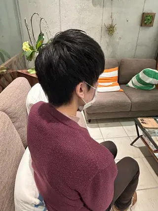 メンズ 増渕 里奈のヘアスタイル