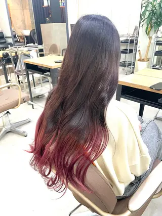 ロング 横山 奈央のヘアスタイル