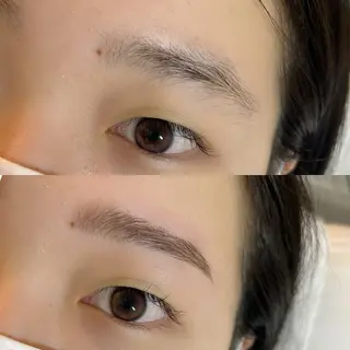 アイブロウ Lowé nailのネイルデザイン