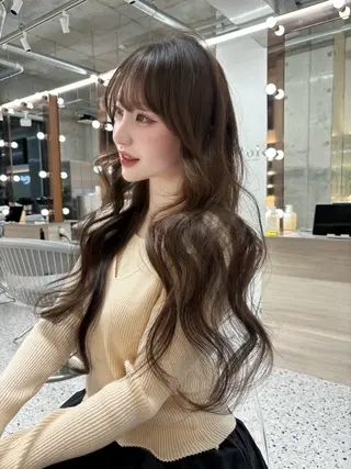 ロング カラー ヘアアレンジ 【博多髪質改善】 吉村　清志のヘアスタイル