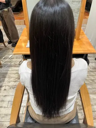 ロング 縮毛矯正/さらつや トリートメント首藤のヘアスタイル