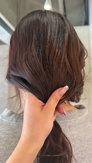 ロング レイヤー/パーマ/ ‎kanahaʚଓ⋆のヘアスタイル