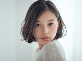 ミディアム ku-to WAKABAのヘアスタイル