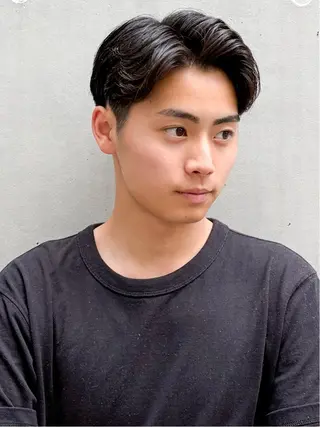 ショート パーマ メンズ 三宮メンズカット ヨシイッキのヘアスタイル