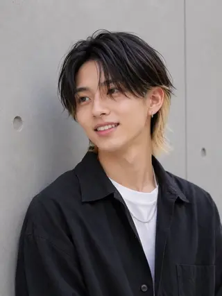 カラー メンズ 宇梶 千愛のヘアスタイル