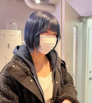 セミロング カラー ヘアアレンジ 🩵 JURI🩵のヘアスタイル