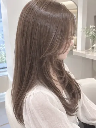 ロング カラー ヘアアレンジ 韓国レイヤー/ 💎Tomoya💎のヘアスタイル