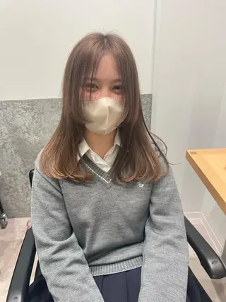 ミディアム minatsu 東京の技術を京都でのヘアスタイル