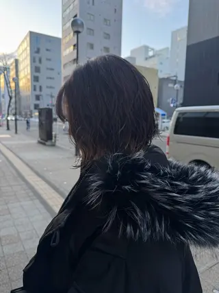 ショート カラー 阿部  ことみ /ヘアアレンジのヘアスタイル