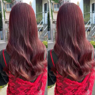 ロング カラー ブリーチなしカラー kana🐱のヘアスタイル