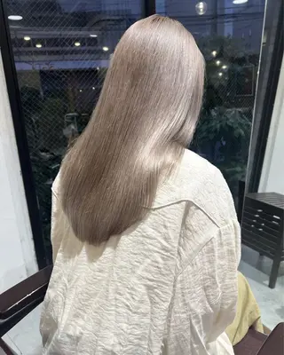 セミロング カラー エクステ⭐️艶カラー koukiのヘアスタイル