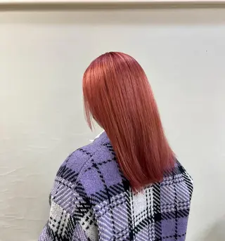 ロング カラー オオエ トア/カットモデルのヘアスタイル