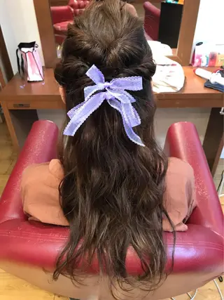 ロング ヘアアレンジ 銀座フリーランススタ イリストMIYUKIのヘアスタイル