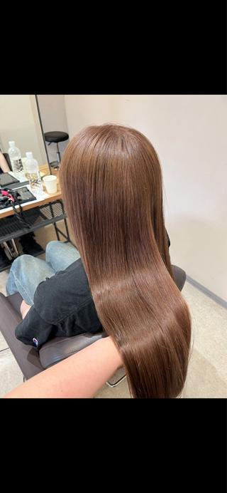 カラー 🎀韓国レイヤー/ 🫧透明感カラーのヘアスタイル