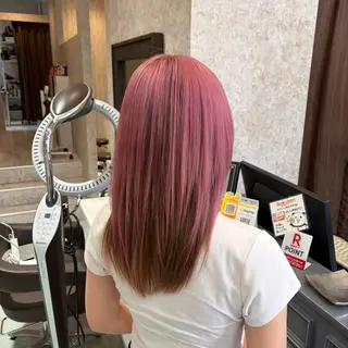 セミロング 牧野 夏子のヘアスタイル