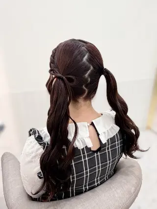 ヘアアレンジ 福与 美和のヘアスタイル