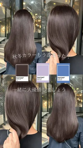 ロング カラー 柔らか垢抜けｶﾗｰと ｶｯﾄ🫧ASUKAのヘアスタイル