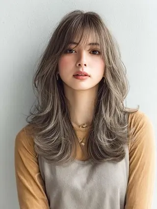 セミロング 生艶髪&レイヤー🔔 渋谷お薦めNo.1✨のヘアスタイル