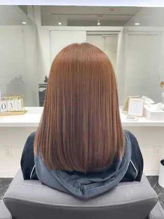 セミロング カラー Blue/博多/ 水口莉沙のヘアスタイル