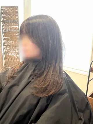 セミロング ✨長岡市韓国レイヤー /髪質改善/山下竣介のヘアスタイル