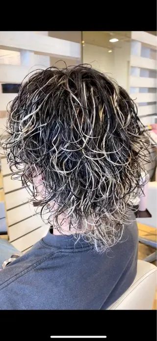 カラー パーマ メンズ Takashima Harukaのヘアスタイル