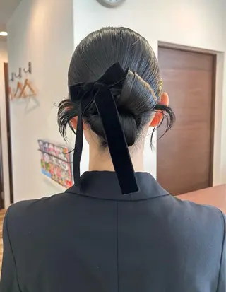 セミロング ヘアアレンジ Hanon 掛水　美桜のヘアスタイル