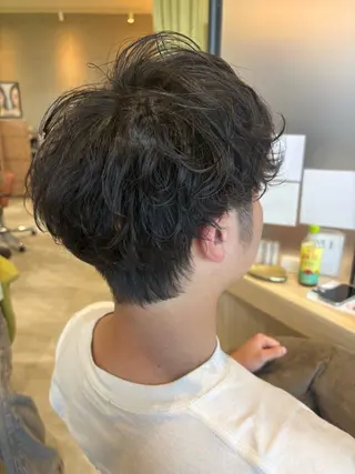パーマ メンズ タナサワ ナツミのヘアスタイル