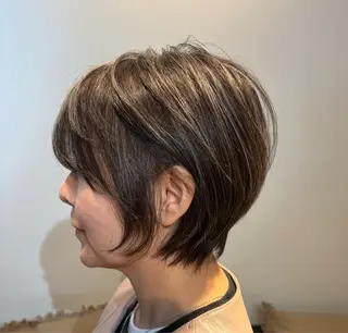 ショート ハイライト/ショート 松倉のヘアスタイル