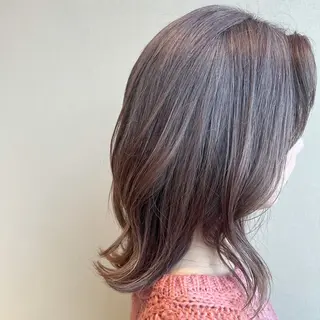 ミディアム ナチュラル*艶* 蒲生四丁目*山保美月のヘアスタイル