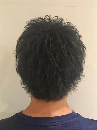 ショート メンズ 熊谷 奈菜のヘアスタイル