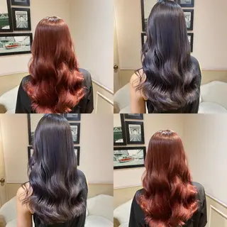 セミロング カラー メンズパーマ特化 望月謙二郎のヘアスタイル