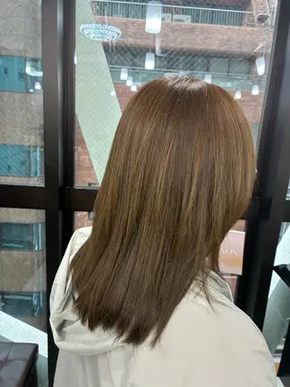 セミロング カラー Endearing 🌟銀座のヘアスタイル