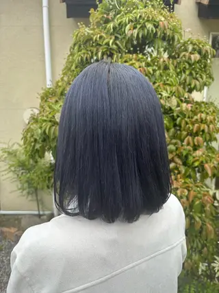 ミディアム カラー Sagedoue ユイのヘアスタイル