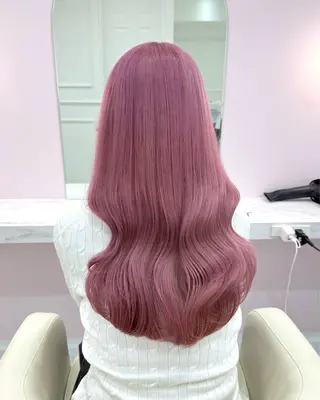 ロング カラー ハイトーンカラー💞 くるみ🎀のヘアスタイル