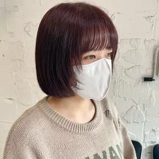 ショート カラー 🌿レイヤーボブ/パ ーマ🌿 木梨健太のヘアスタイル