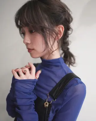 ミディアム 💛🤍U too e’s /店長🧸のヘアスタイル